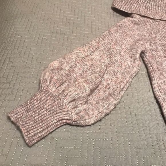 Catherine Malandrino, S, BalloonSleeve Cowl Neck Sweater, Purple - Picture 11 of 12